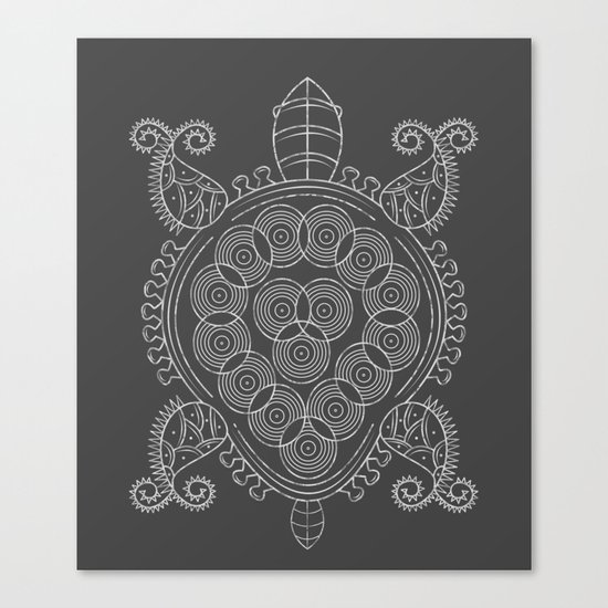 Pattern Tortoise Canvas Print