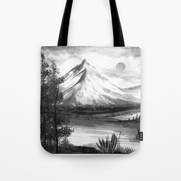 Black and white landscape 2 Tote Bag