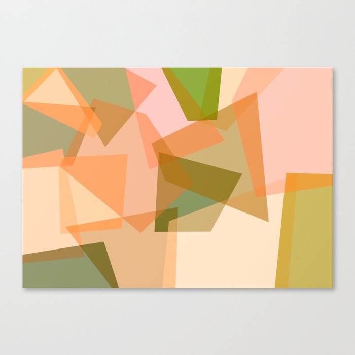 Geometric Shades 2 Canvas Print