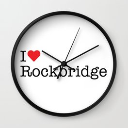 I Heart Rockbridge, IL Wall Clock