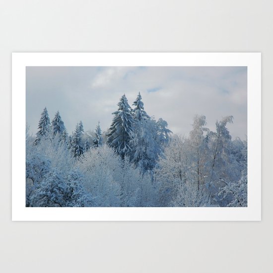 After the snowfall Art Print