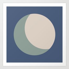 Blue Moon Art Print
