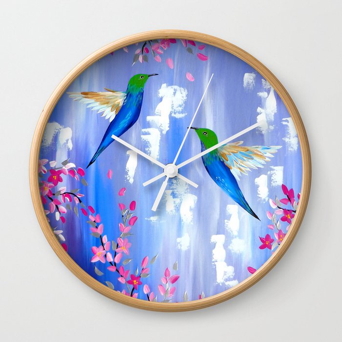 Plum Blossom Wall Clock