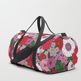 Vintage Florals Geranium Duffle Bag