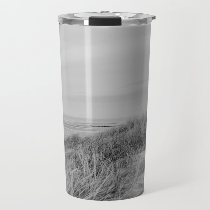 Black and white dunes Travel Mug