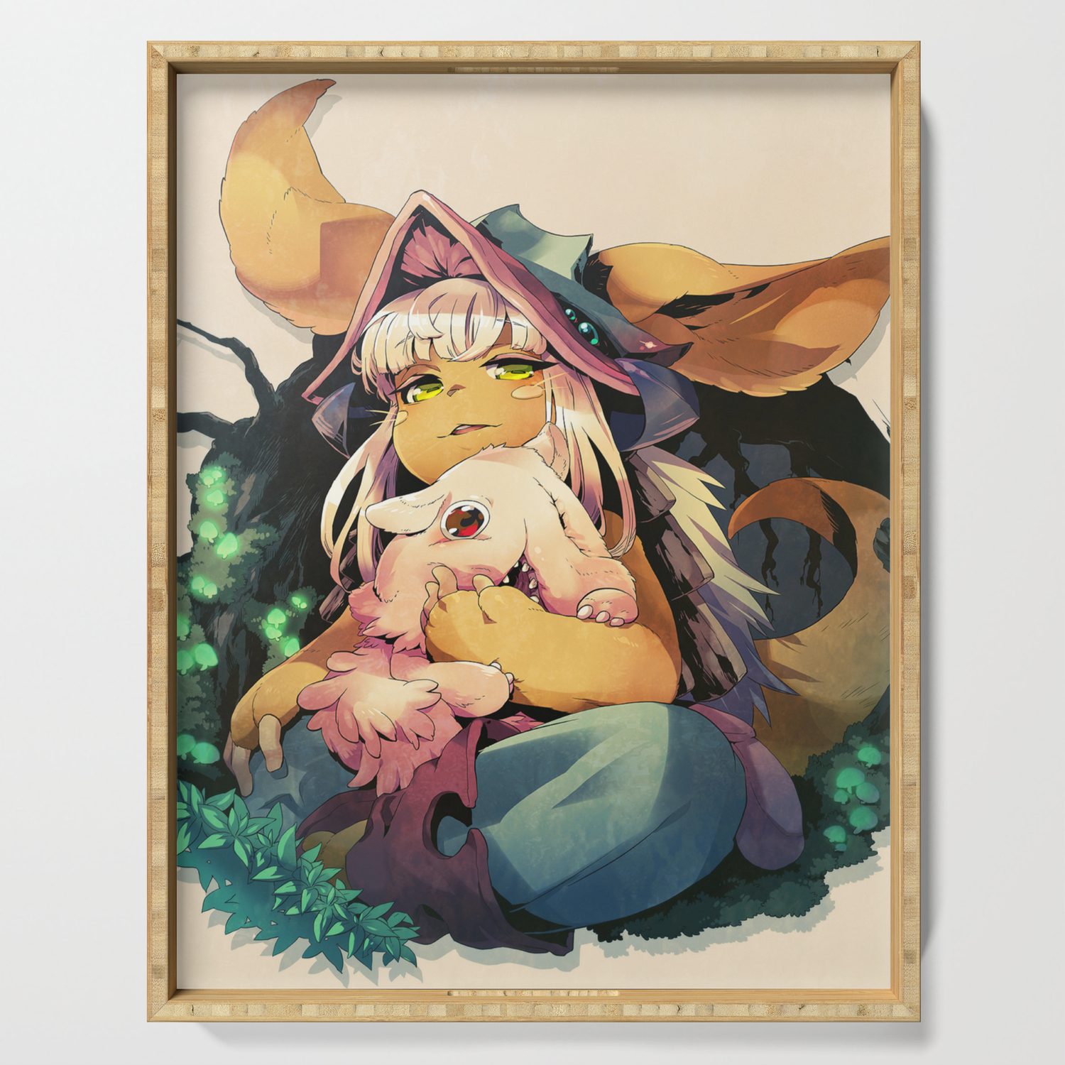 Wallpaper Made In Abyss Nanachi Mitty Serving Tray By Kistukai Society6 HD