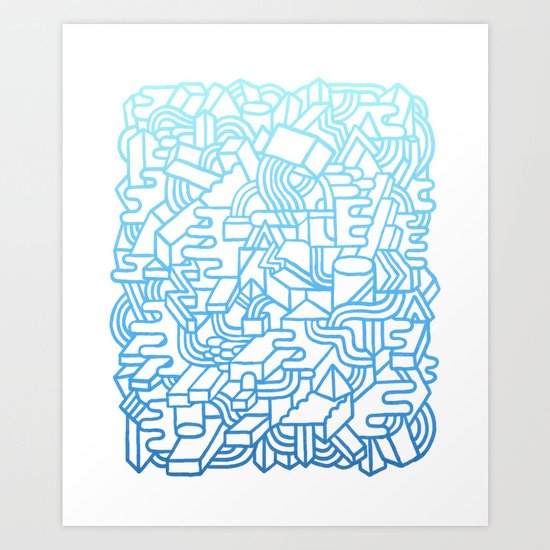 Wave Machine Art Print