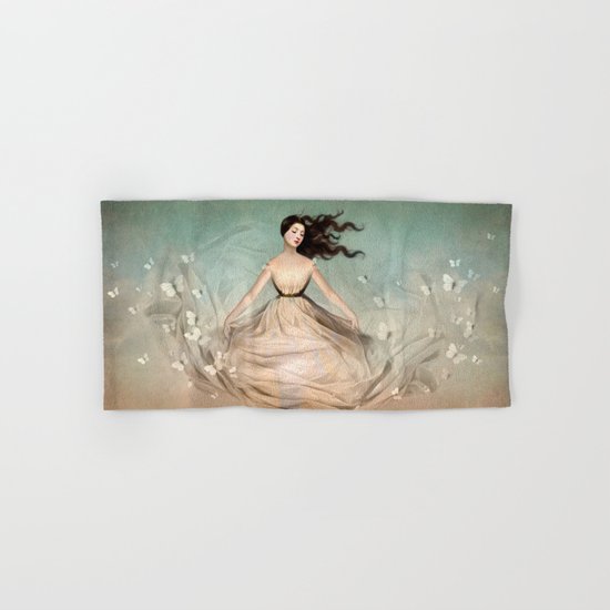 Butterfly Dress Hand & Bath Towel