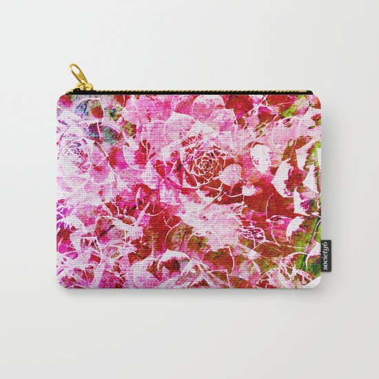 abstract succulent in pink Carry-All Pouch