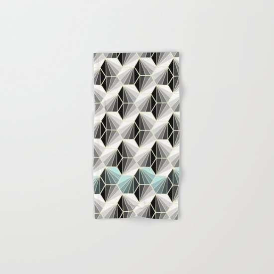 Natural Geometry Hand & Bath Towel