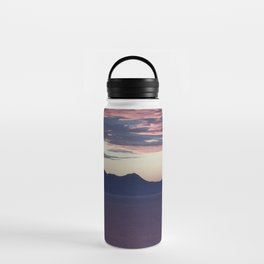 Sorrento Coast Violet Clouds Picture Water Bottle