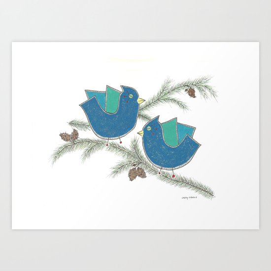 Jaybirds Art Print