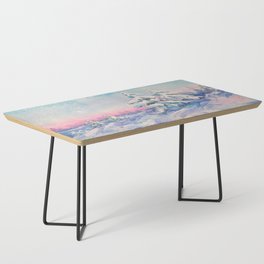 Snowy Sunset in the Winter Forest Coffee Table
