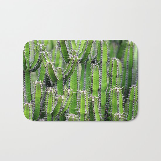 cactus illusion 4 Bath Mat