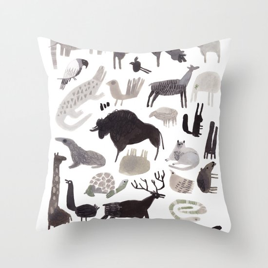 animaletti Throw Pillow