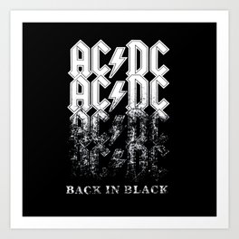 Ac Dc Art Prints For Any Decor Style Society6