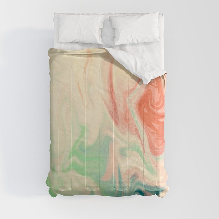 Abstract Marble Painting Comforter