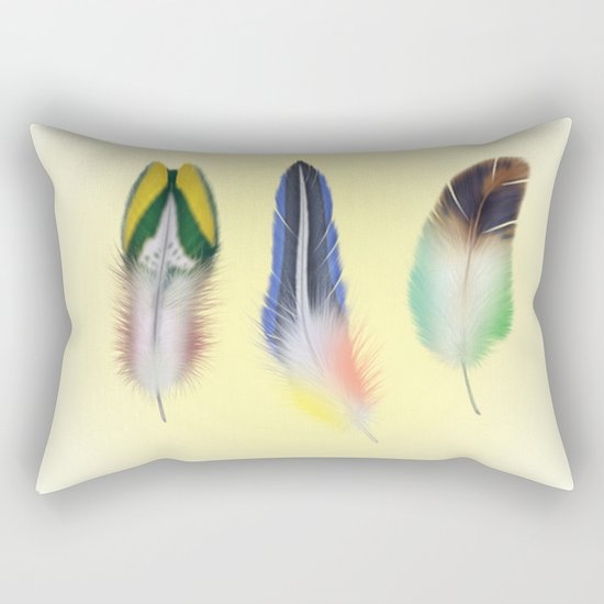 feathers Rectangular Pillow