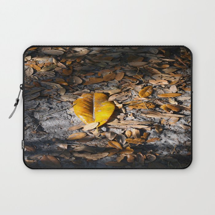 Evening Leaves Fallen on the Path . . .  Laptop Sleeve