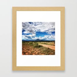 Desert Landscape Framed Art Print