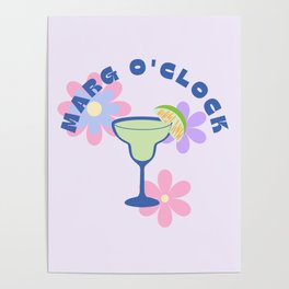 marg o clock Poster