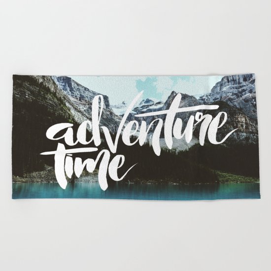 Adventure Time Beach Towel