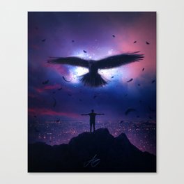 INTO THE NIGHT Canvas Print