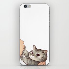cat : hmmmmm! iPhone Skin