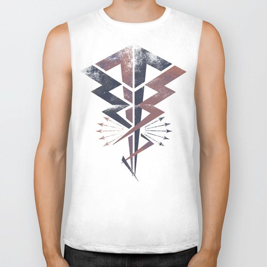 Lightning Bolt Biker Tank