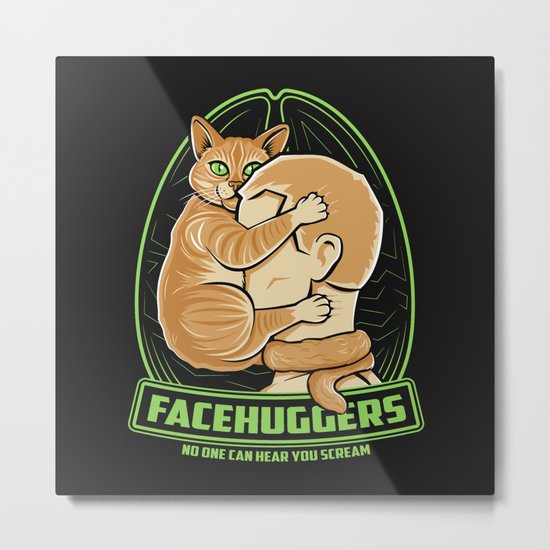 Facehuggers Metal Print