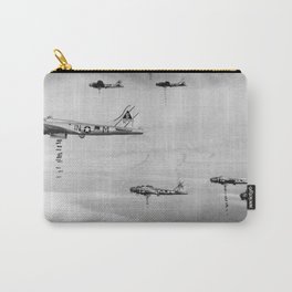 US Air Force Planes Dropping Bombs Over Germany - 1945 Carry-All Pouch | Worldwar2, Aircraft, Airplanes, Usairforce, Planes, Worldwartwo, Military, B17, B17Flyingfortress, Militaryhistory 