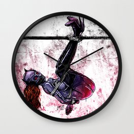 Bondage Catwoman Wall Clock
