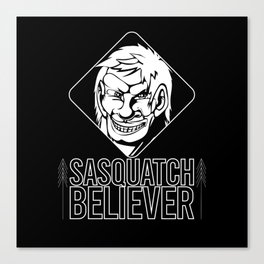 Sasquatch Believer Canvas Print