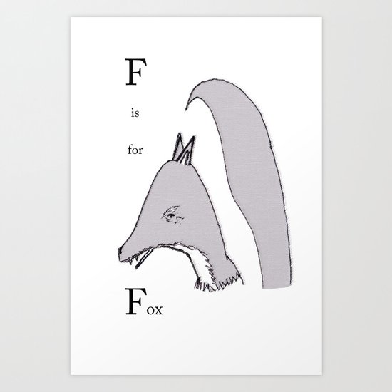 Fox. Art Print