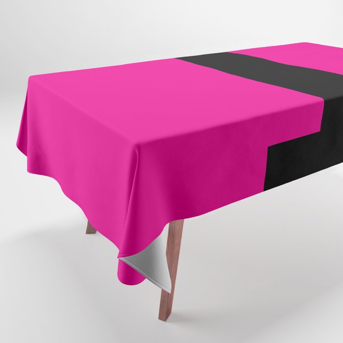Number 1 (Black & Magenta) Tablecloth