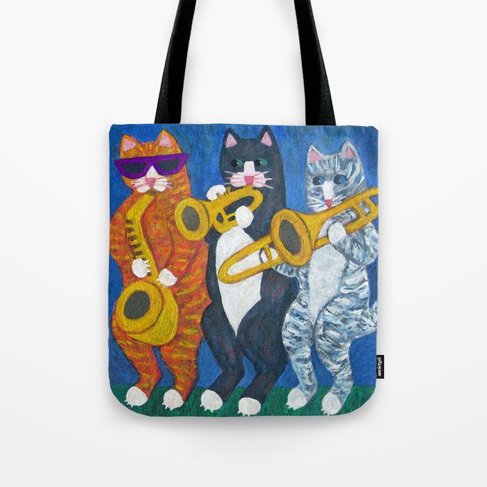 Salsa Cats Brass Section Tote Bag