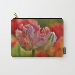 Parrot Tulips of Villa Taranto in Italy in the Wind Carry-All Pouch | Garden, Beautiful, Outdoors, Spring, Nature, Blooming, Tulips, Photo, Botanical, Giardinibotanici 