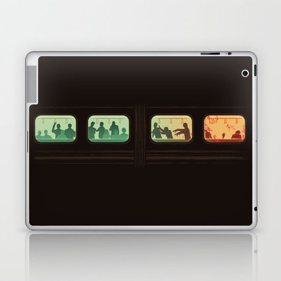 Ground Zero - Zombie Subway Laptop & iPad Skin