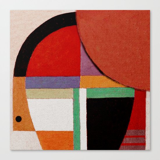 Женщина, яблоко, со змеем (Woman, an apple and the serpent) Canvas Print