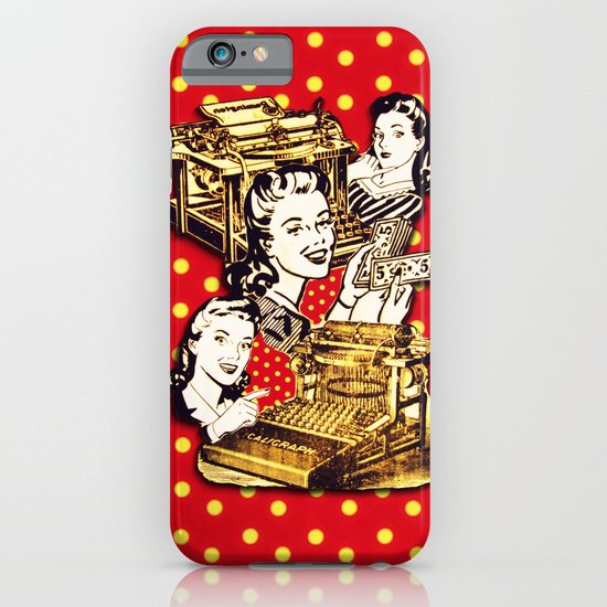 Quirky Office Gals iPhone & iPod Case