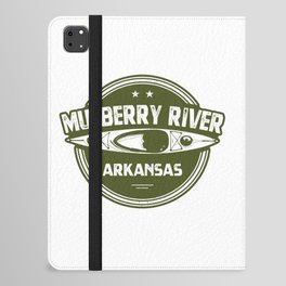 Mulberry River Arkansas Kayaking iPad Folio Case
