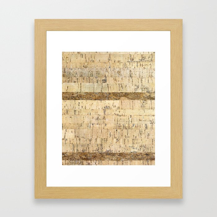 Cork Framed Art Print
