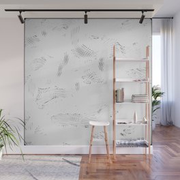 Abstract black and white Wall Mural