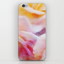 Large Watercolor Roses iPhone Skin