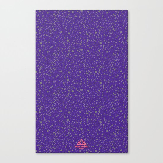 Trail Status / Mountain Purple Canvas Print