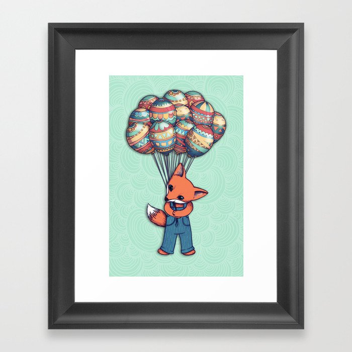 A Bunch of Balloons for my Baby Framed Art Print
