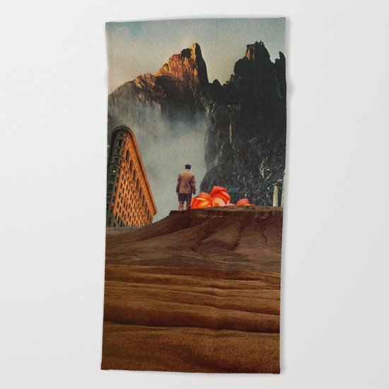 My Worlds Fall Apart Beach Towel
