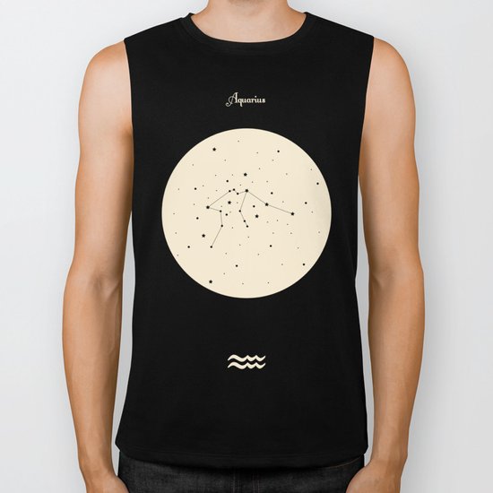 Aquarius - Blue Biker Tank