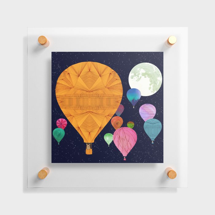 Hot Air Balloons Floating Acrylic Print