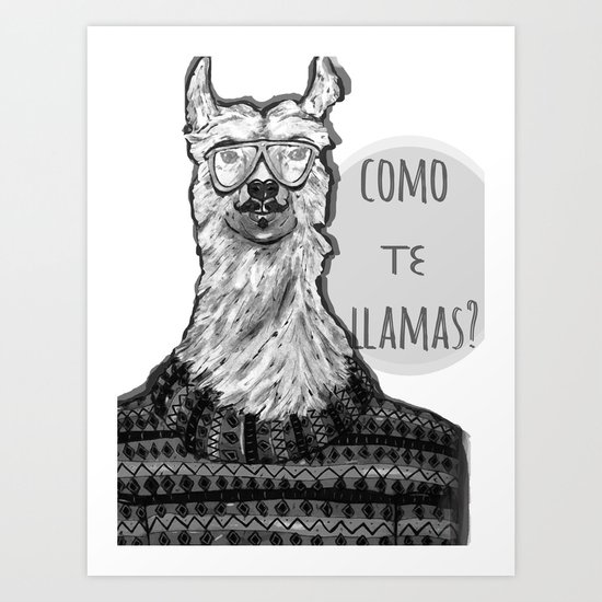 Hola! Art Print